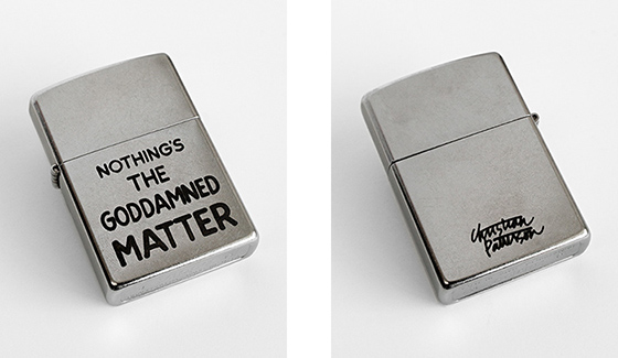 Zippo Front Back