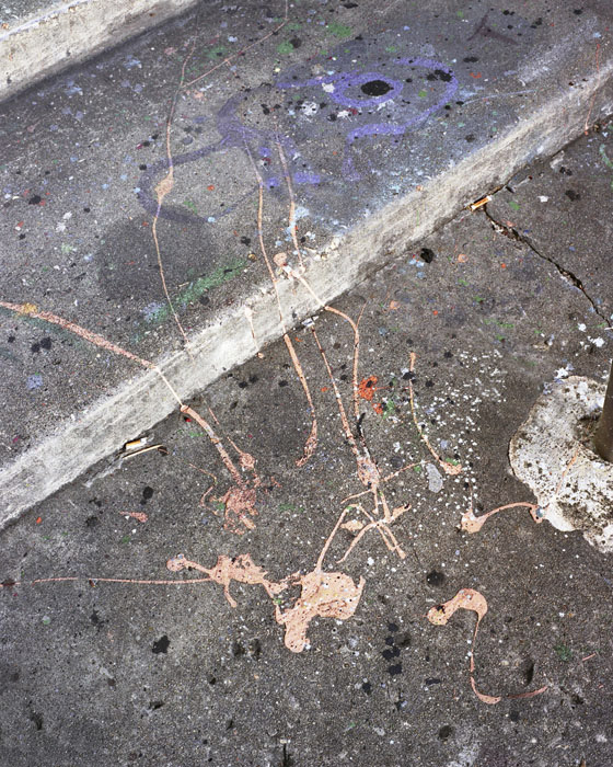 Orange Paint Spill, 2009